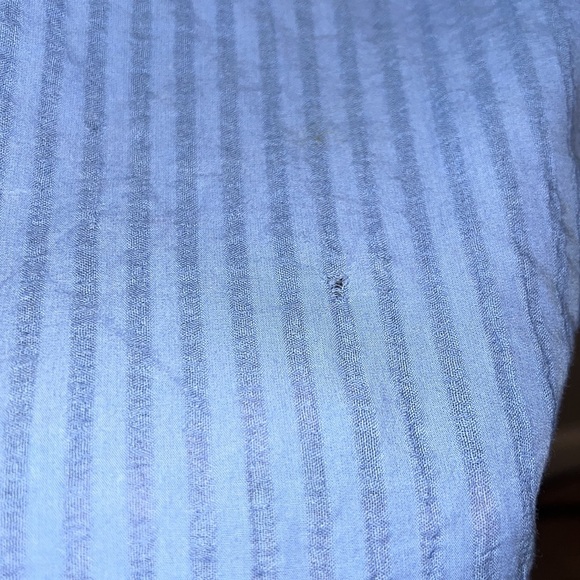 Vineyard Vines Blue  3 Quarter Inch Sleeve Blouse - Picture 6 of 7